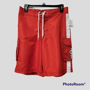 NWT STL Cardinals swim trunks, Men's size small.